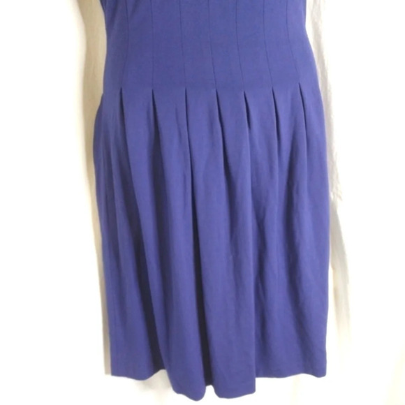 💙 Blue Shape FX Dress - EUC 𝅺 - Picture 4 of 10
